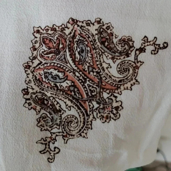 NWT Madewell Floating Paisley Peplum - Picture 7 of 9